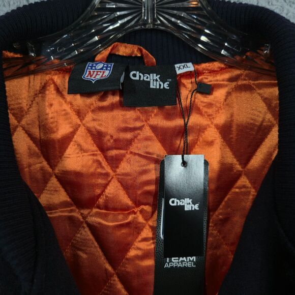 NWT Chalk Line Chicago Bears Pennant Varsity Jacket - Men's Size XXL - Picture 5 of 8